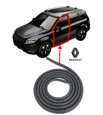 BORRACHA DE VEDAÇÃO DA PORTA DO CLIO/ MEGANE HATCH OU SEDAN 2/4 PORTAS/ SCENIC DIANT./ TRAS.